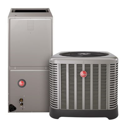 3.5 Ton Rheem 15.2 SEER2 R454B Two Stage Heat Pump System RP15AY42AJ2NA, RH2TY4821STANNJ